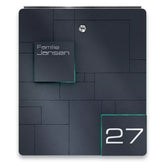 Antratsiithall roostevabast terasest postkast | graveering | Modell02