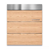 Puiduga postkast | lehis ja roostevaba teras | Masiva