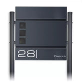 Antratsiithall jalaga postkast | aknaga | Cube