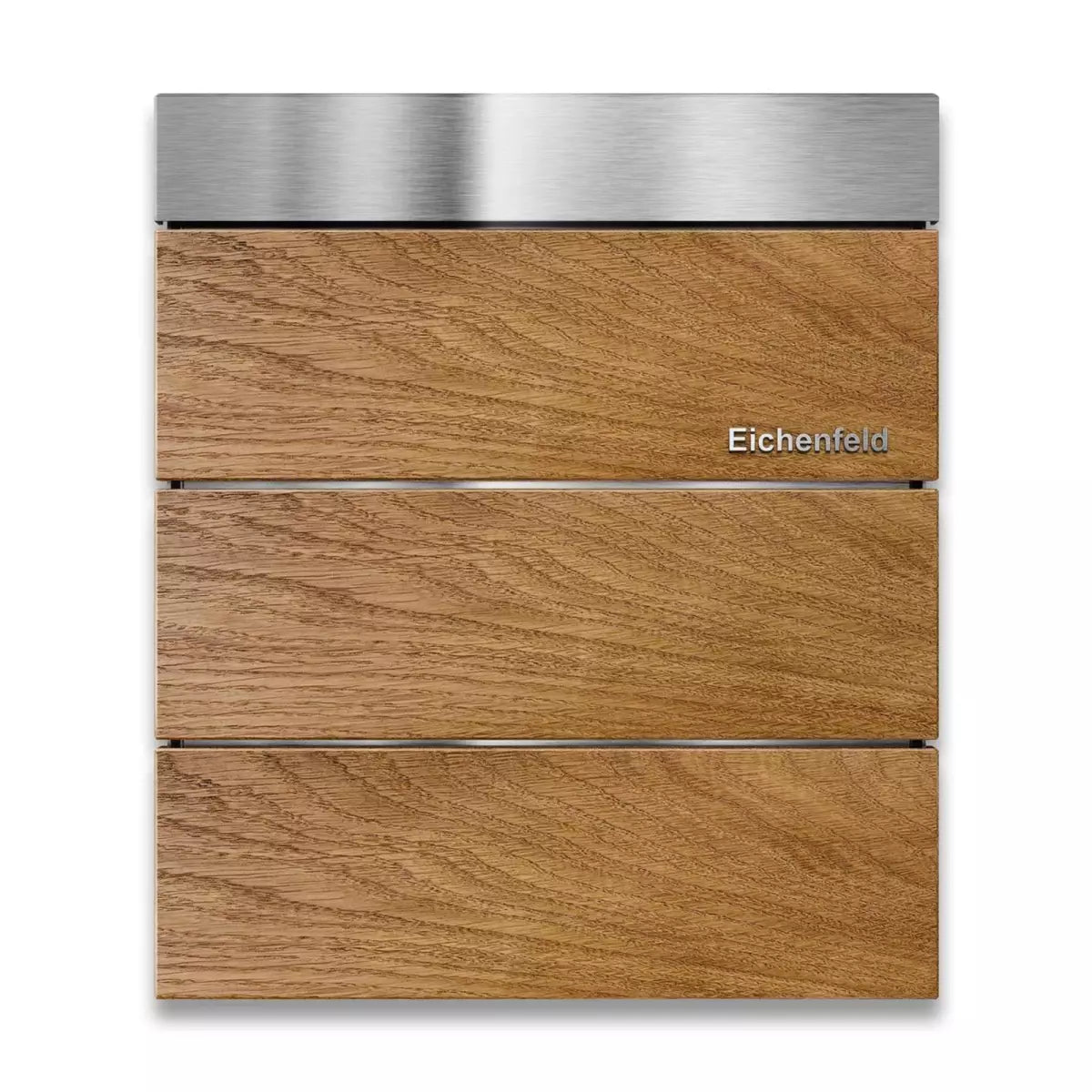 Puiduga postkast | tamm ja roostevaba teras | Masiva