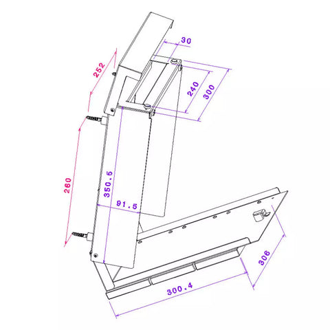 Puiduga postkast | tamm ja roostevaba teras | Masiva