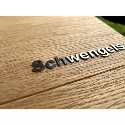 Puiduga postkast | tamm ja roostevaba teras | Masiva