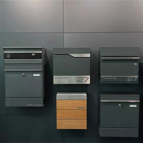 Puiduga postkast | tamm ja roostevaba teras | Masiva