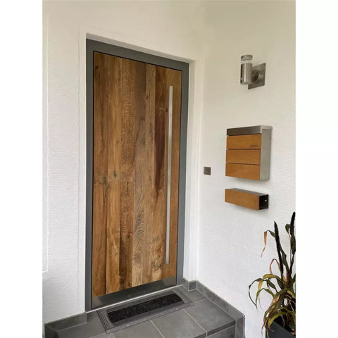 Puiduga postkast | tamm ja roostevaba teras | Masiva