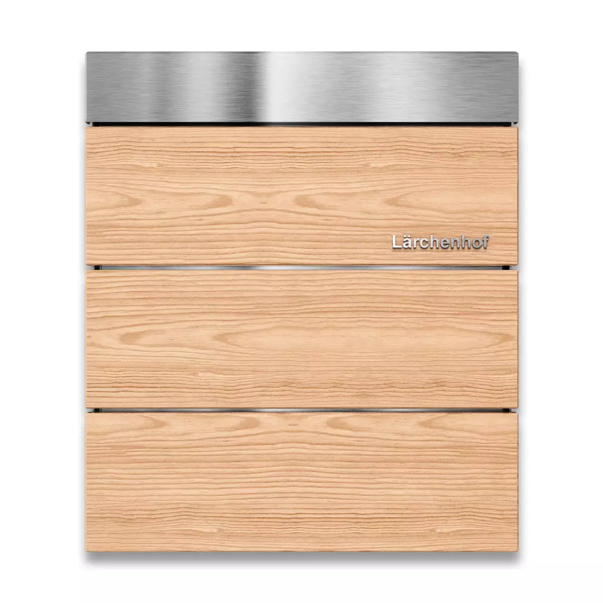 Puiduga postkast | lehis ja roostevaba teras | Masiva