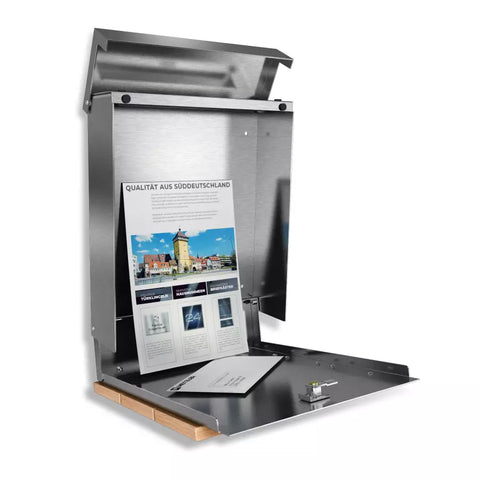 Puiduga postkast | lehis ja roostevaba teras | Masiva