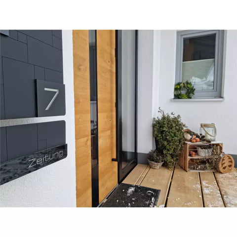 Roostevabast terasest must postkast | graveering | 02