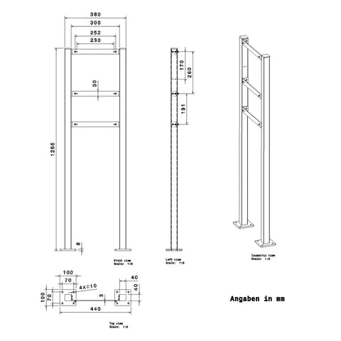 Jalaga postkast | antratsiithall teras | graveeringu valik | 02