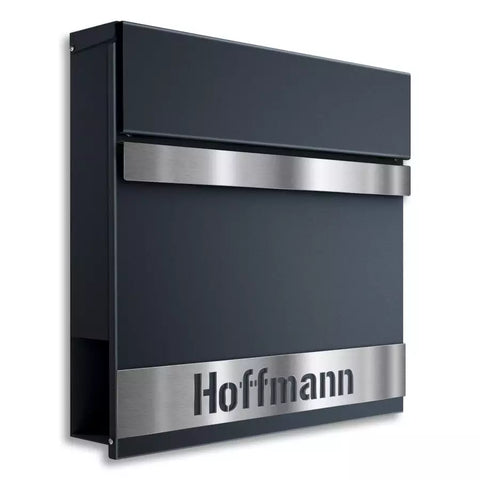 Massiivne postkast | kliendi soovitud graveeringuga terasliist | Asta