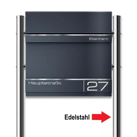 Antratsiithall jalaga postkast | lasergraveering | Hermann
