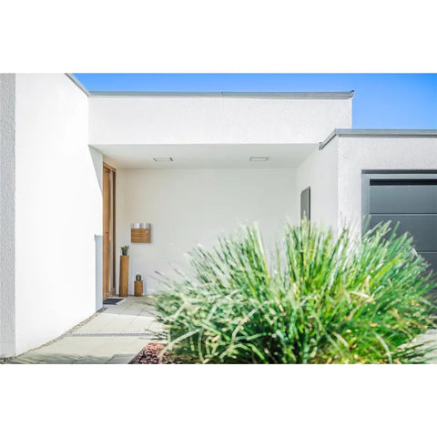 Tammeimitatsiooniga postkast | roostevabast terasest nimesilt | Anton