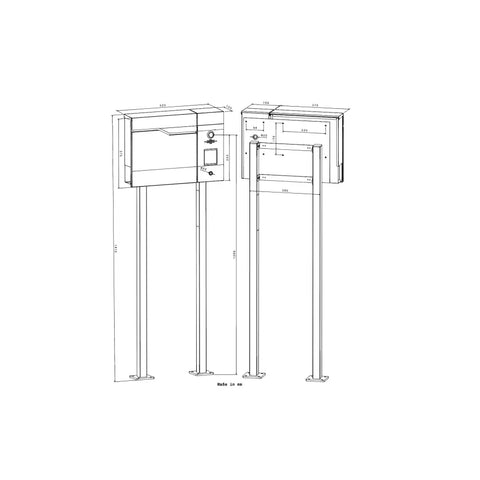 RAL 7016 antratsiithall / videomoodul vasakul
