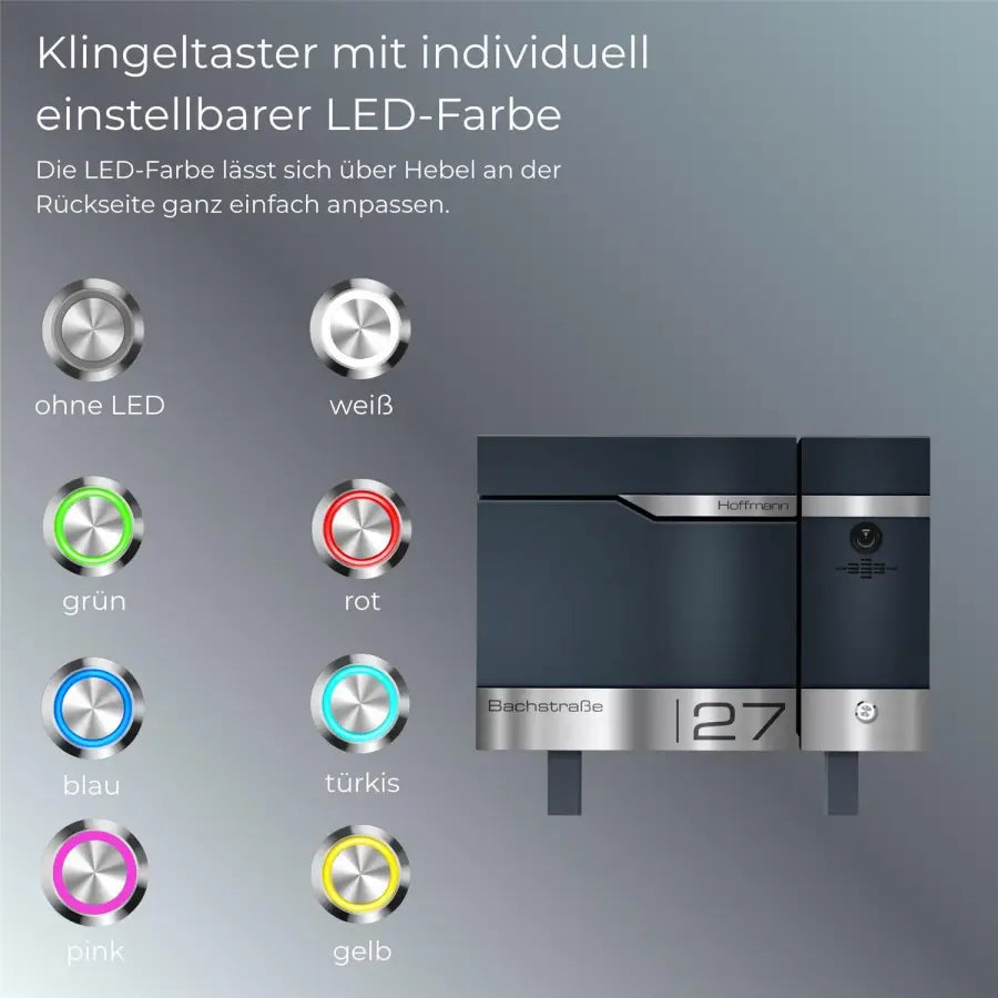 RAL 7016 antratsiithall / videomoodul paremal