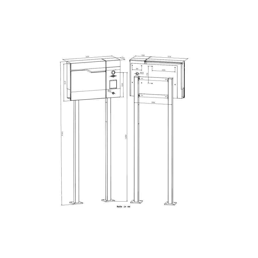 RAL 7016 antratsiithall / videomoodul paremal