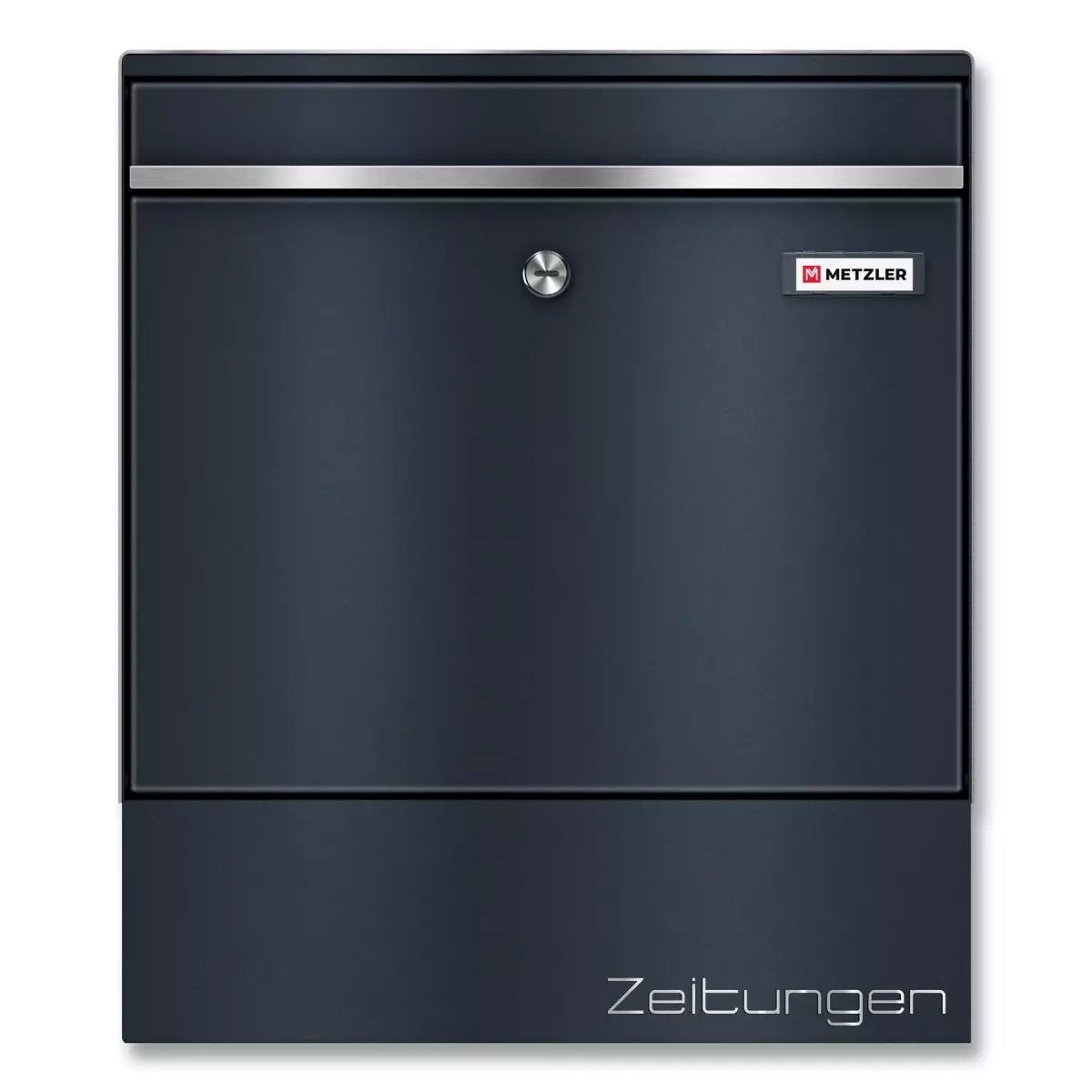 Ajalehesahtliga postkast | RAL7016 antratsiithall | BK212-RE-ZF