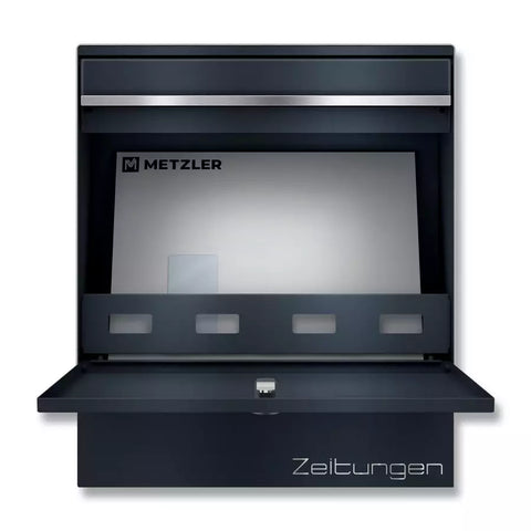Ajalehesahtliga postkast | RAL7016 antratsiithall | BK212-RE-ZF
