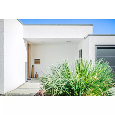 Tammeimitatsiooniga postkast | roostevabast terasest nimesilt | Anton