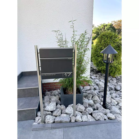 Antratsiithall jalaga postkast | lasergraveering | Hermann